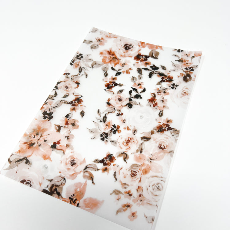 Boho Bloom Vellum Sheet