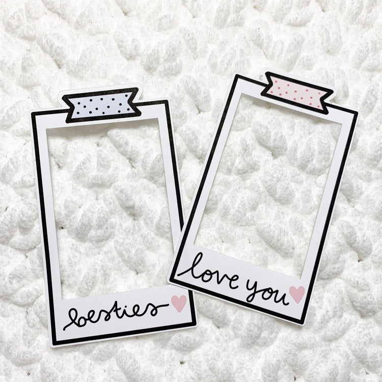 Polaroid Photo Frame Die Cut | STICKER PAPER