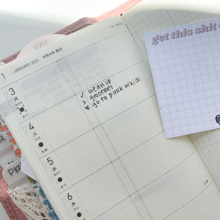 HOF.13 | Hobonichi Weeks Bullet Journal Bar (Transparent)