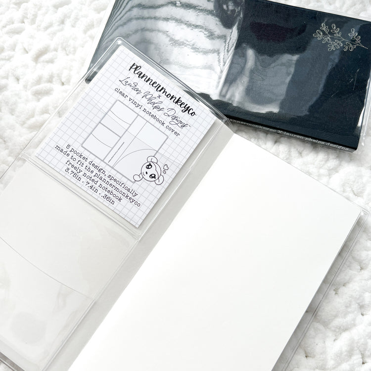 ' WEEKS' Clear Soft Vinyl Notebook Cover For Freely Noted / Planned | PMC X LaurenPhelpsDesigns