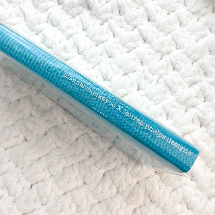 ' WEEKS' Clear Soft Vinyl Notebook Cover For Freely Noted / Planned | PMC X LaurenPhelpsDesigns