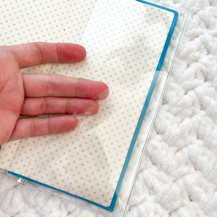' WEEKS' Clear Soft Vinyl Notebook Cover For Freely Noted / Planned | PMC X LaurenPhelpsDesigns
