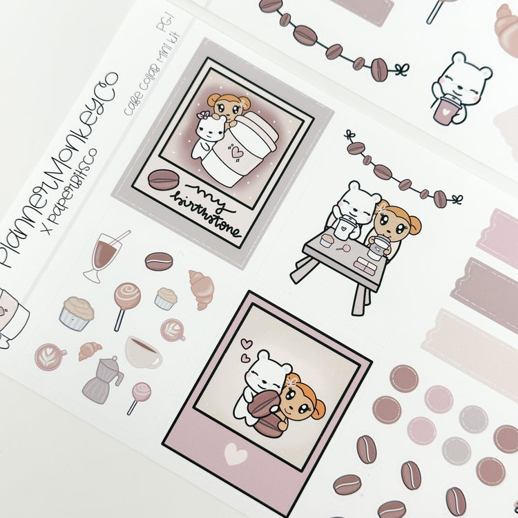 Cafe Collaboration Weekly Planning Mini Kit | 2 Pages (PMC X PBC)