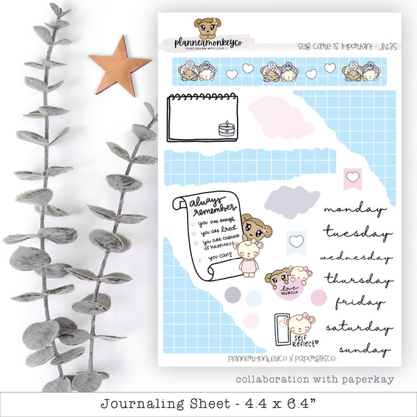 a sticker sheet with a picture of a teddy bear