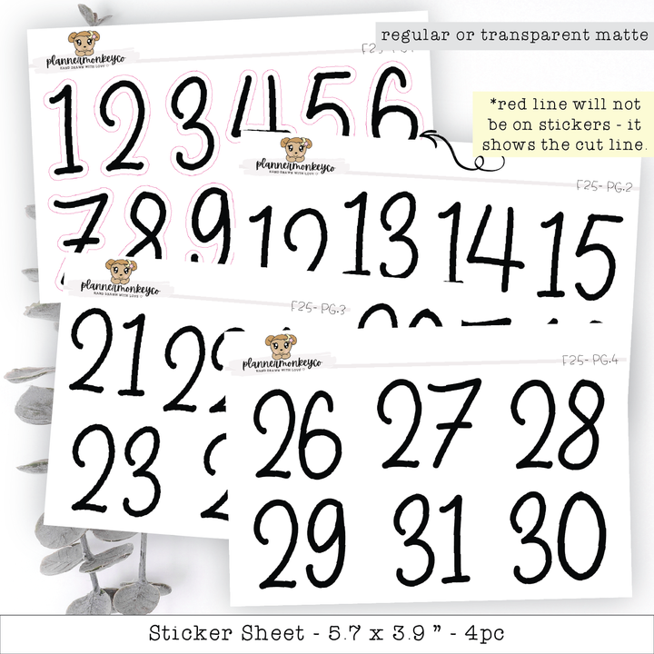 a sheet of paper with numbers and numbers on it