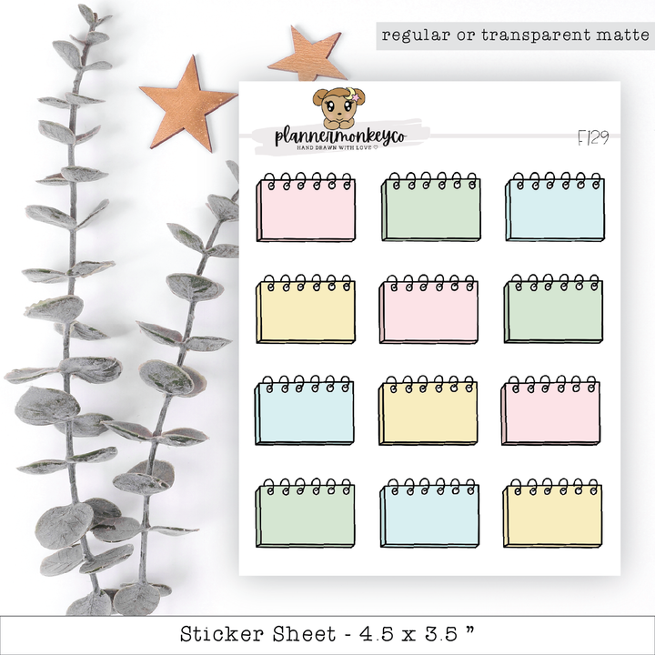 a planner sticker with a teddy bear on it