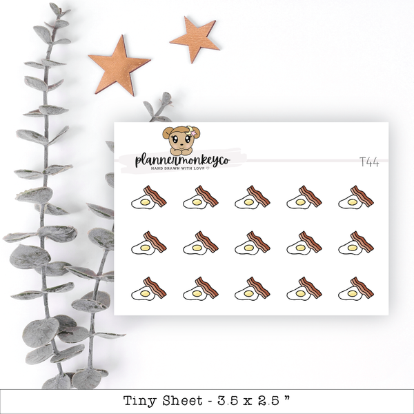 a sheet of paper with a sticker of a bear on it