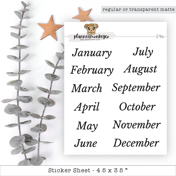 a calendar with a bear and stars on it