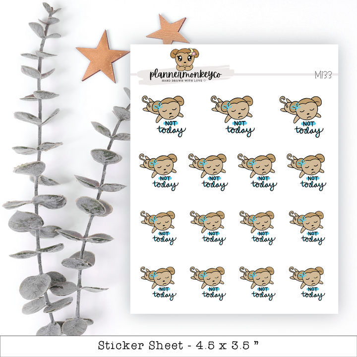 a sticker sheet with a teddy bear on it