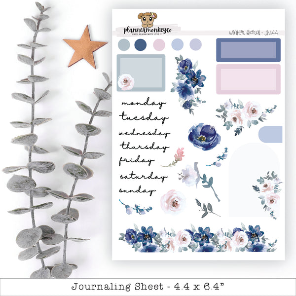 a sticker sheet with flowers and a star