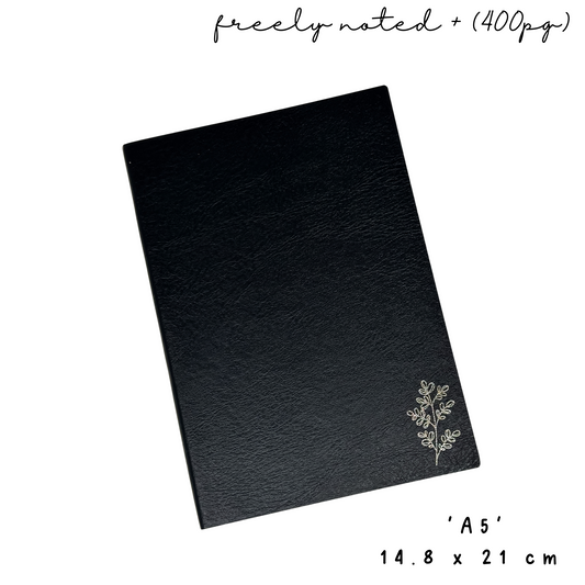 A5 Freely Noted + (400pg) | 52 gsm Tomoe River Paper Notebook (No Monthly Calendars)