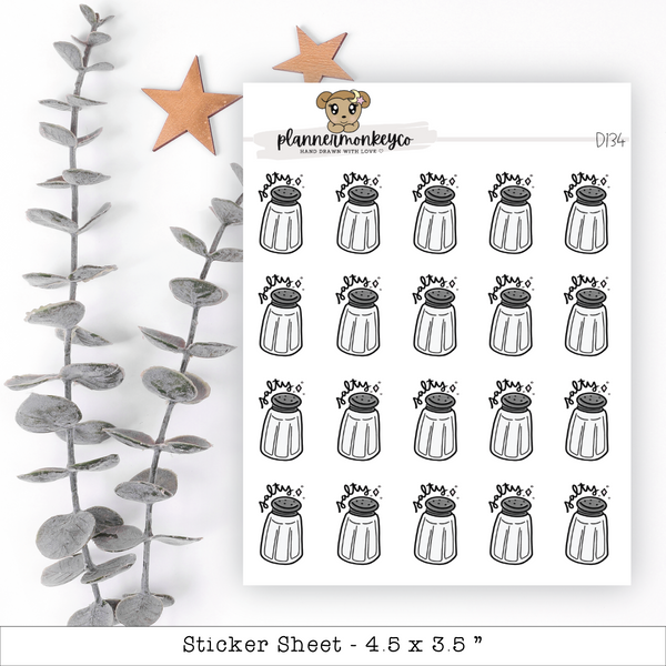 Salty Sassy Doodle Stickers