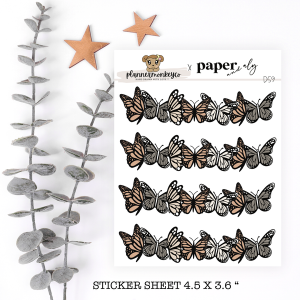 D59 | Butterfly Border Deco (PMC X PA)