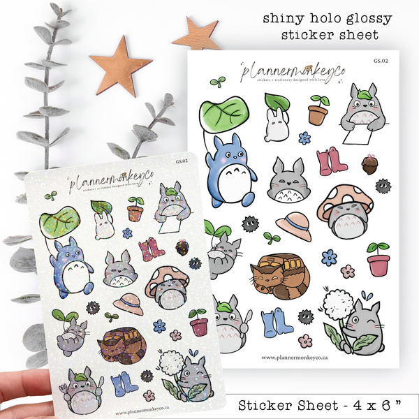 Whimsy Woods (Tortoro) Holographic Deco Stickers