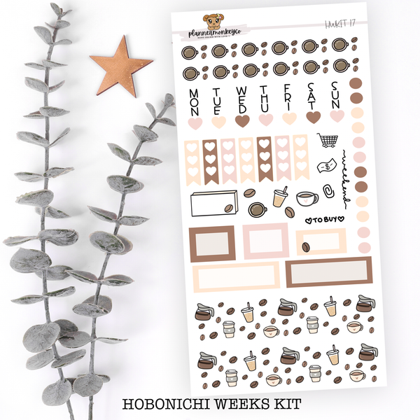Coffee Is My Love Language Hobonichi Weeks Kit