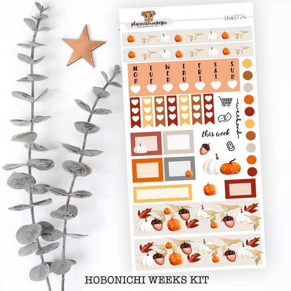 Crisp Autumn Hobonichi Weeks Kit