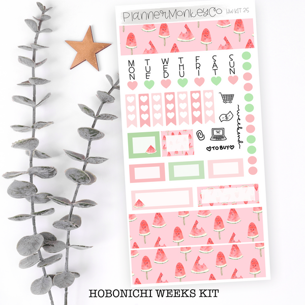 HWKIT25 | Hobonichi Weeks Kit ' Watermelon '