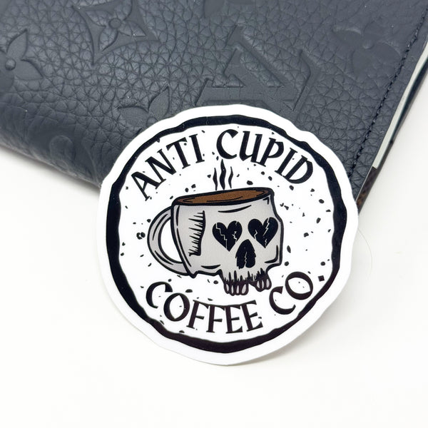 Anti Cupid Coffee Co Vinyl Die Cut | Glossy