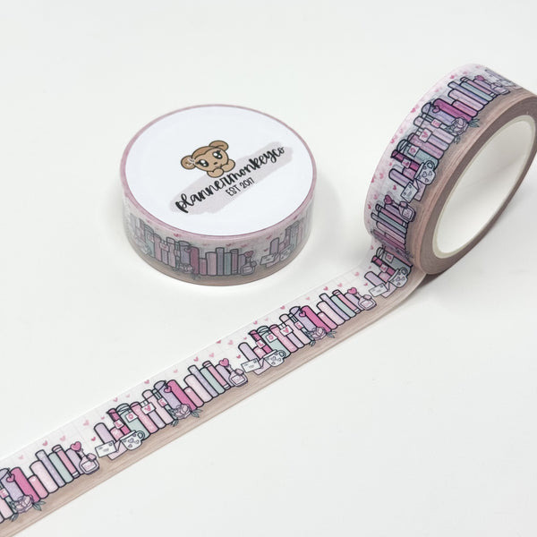 Bookshelf 12.0 Be Mine Bookish Washi Tape | 15MM