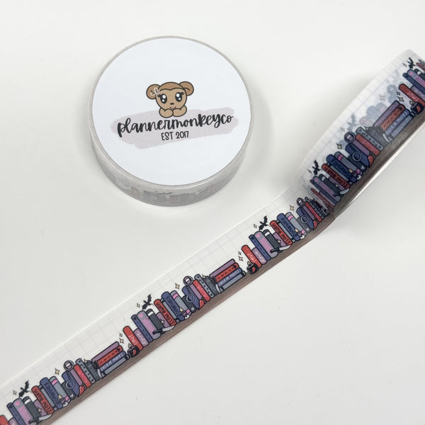 Bookshelf 11.0 Smut Bookish washi tape | 15MM