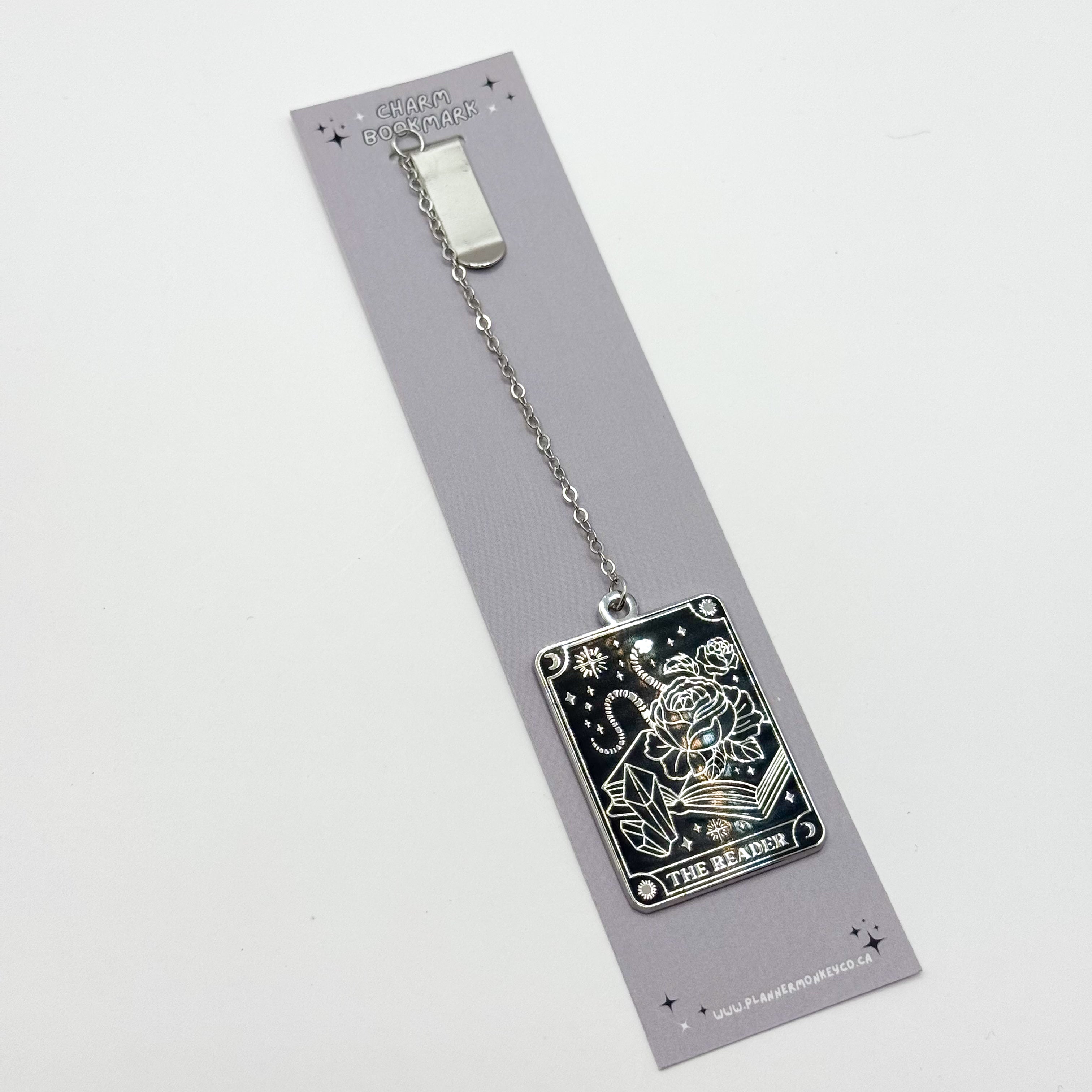 The Reader Tarot Card Charm Chain Bookmark – PlannerMonkeyCo