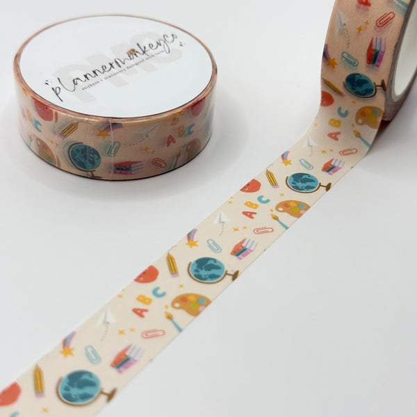 Back To School Classroom Washi Tape | 15mm