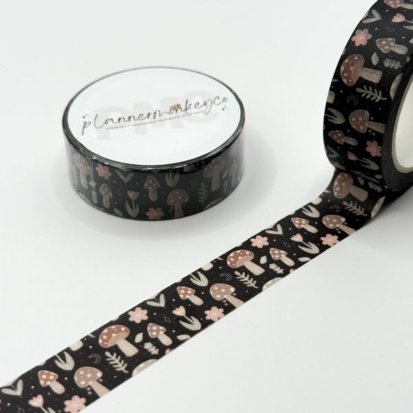 Moonlight Mushroom Forest Washi Tape | 15mm