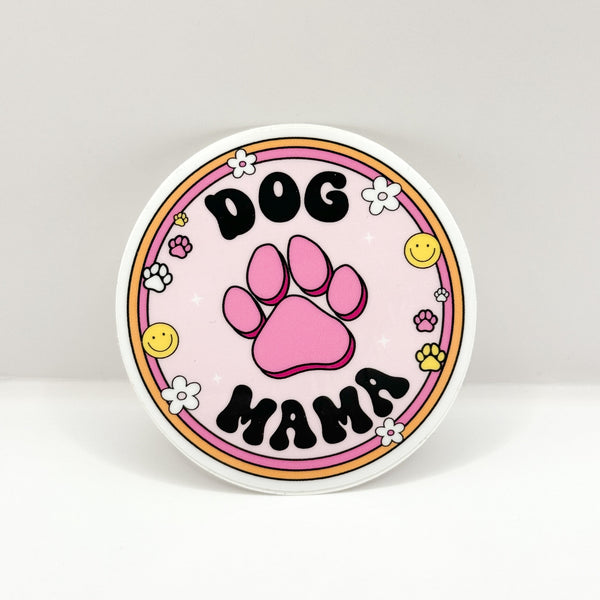 Dog Mama Vinyl Die Cut Sticker | Glossy