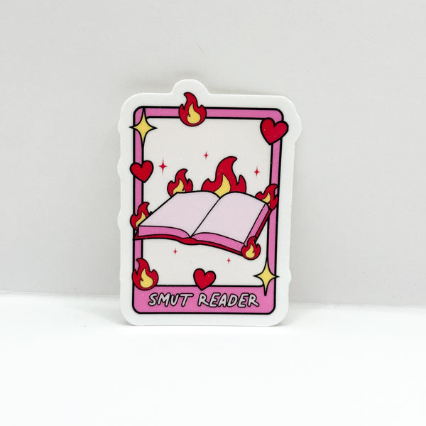 Smut Reader Tarot Card Vinyl Die Cut Sticker | Glossy