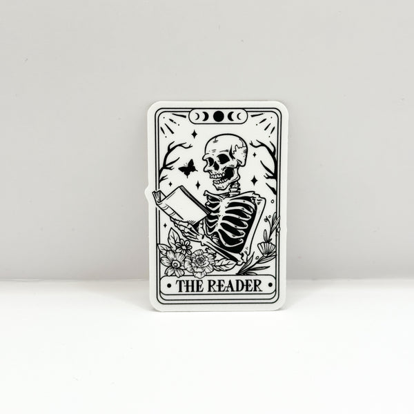 The Reader Tarot Card Card Vinyl Die Cut Sticker | Matte