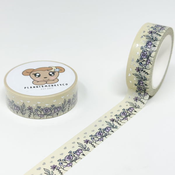 Dainty Spring Floral 1.0 | Silver Foil 15MM