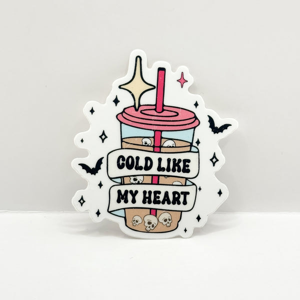 Cold Like My Heart Vinyl Die Cut | Glossy