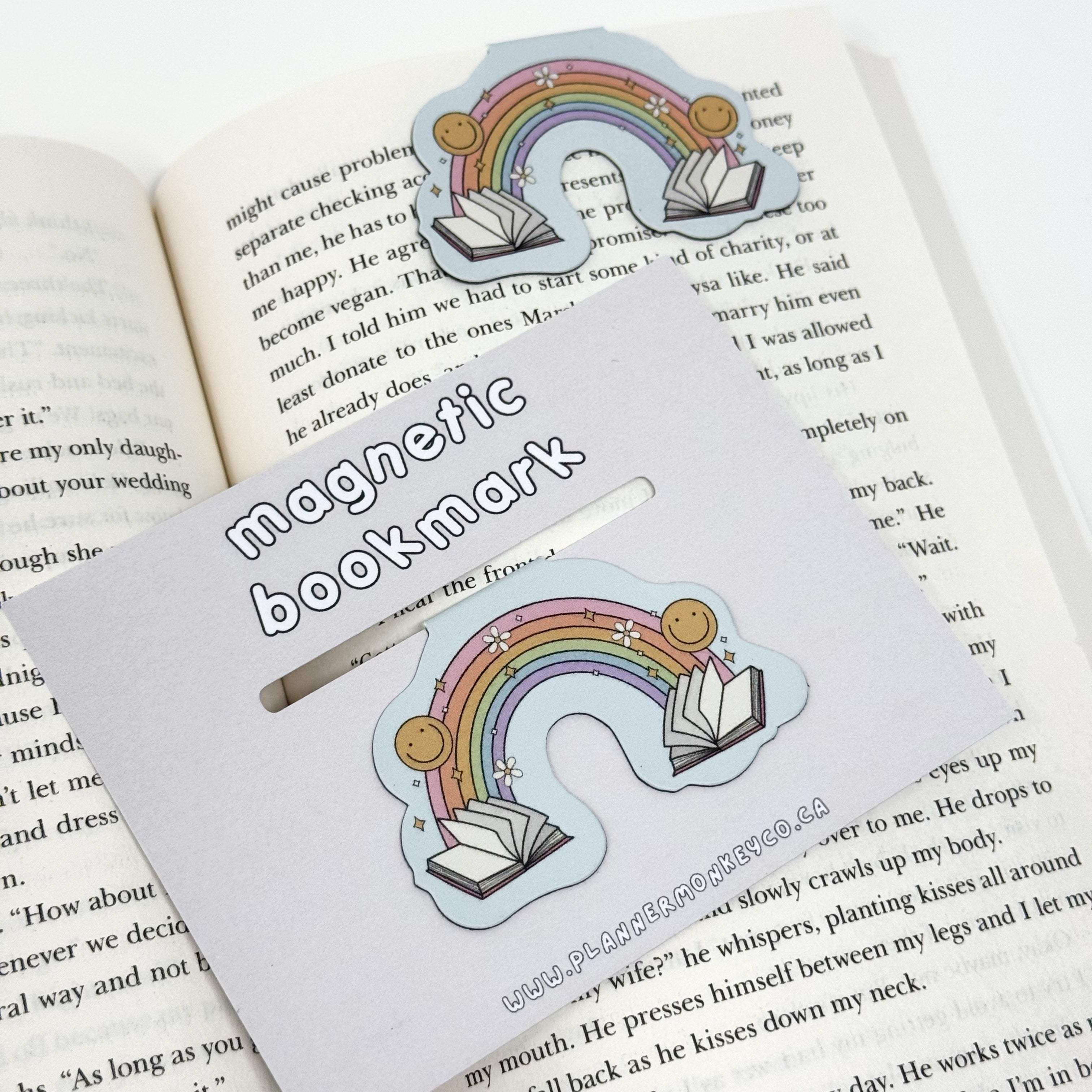 Rechless Bookmark Reading Rainbow Magnetic Bookmark – PlannerMonkeyCo