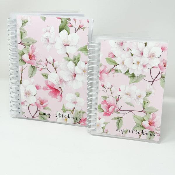 Chery Blossom My Stickers | 4x6 or 5x7 Reusable Sticker Collecting Book