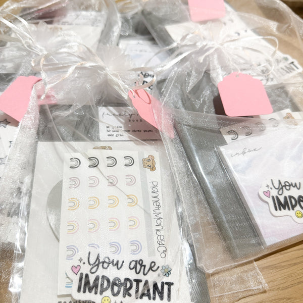 Stationery Lover Gift Set (Grey Booklet OR Beige Notebook)