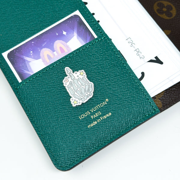 Middle Finger Enamel Magnetic Planner Pin