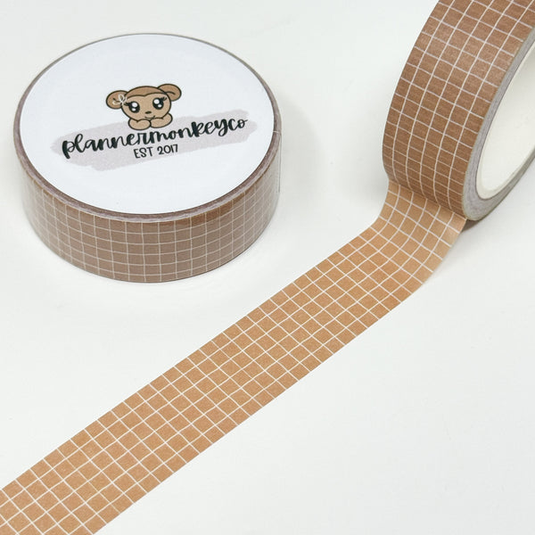 Autumn Grid Washi Tape | 15MM