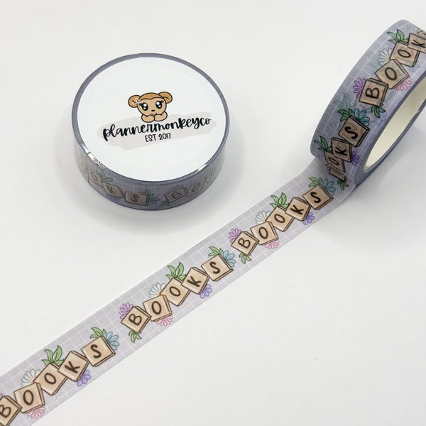 Late Spring Bloom Letter Block Floral Washi Tape | 15MM