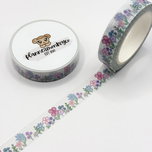 Spring Floral Meadow Washi Tape | 10MM