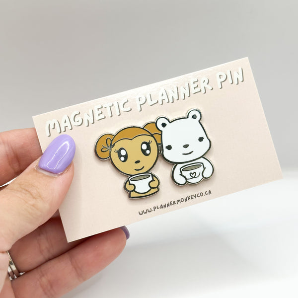 Macy Cafe Date Magnetic Planner Pin (PMC X PAPERBITSCO)
