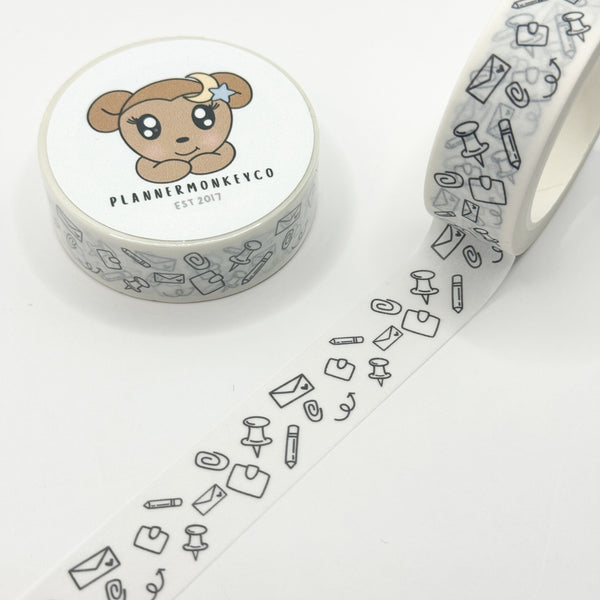 Minimal Stationery 1.0 Washi Tape | 15MM