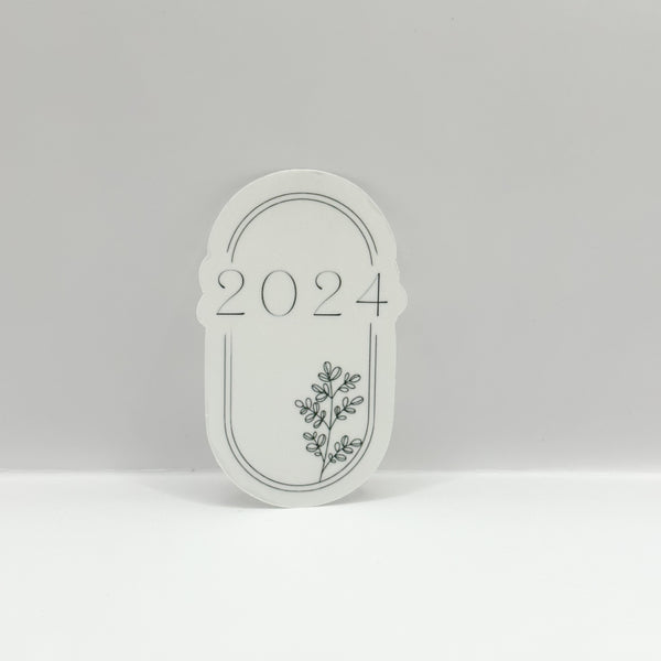 2024 Freely Noted Transparent Die Cut sticker