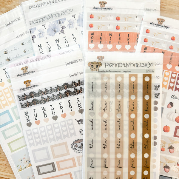Hobonichi Weeks Sheet | OOPS BAG (5PC)