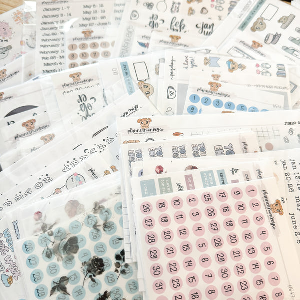Regular Sticker Sheets | * 10PC * OOPS BAG