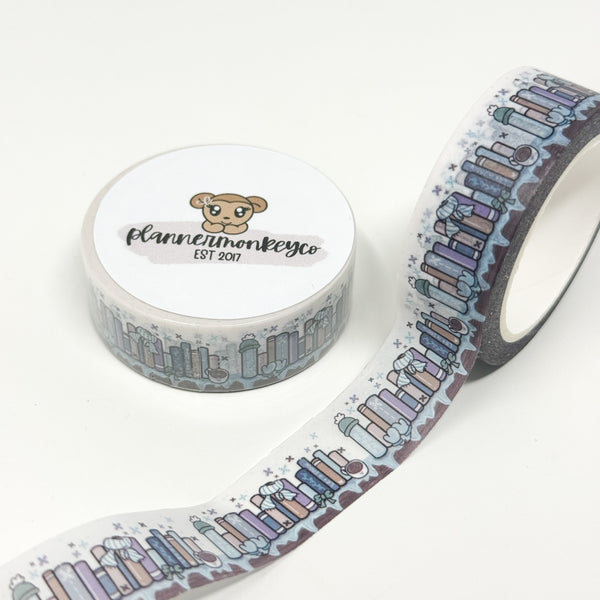 Bookshelf 9.0 Winter Reading Washi Tape | 15MM