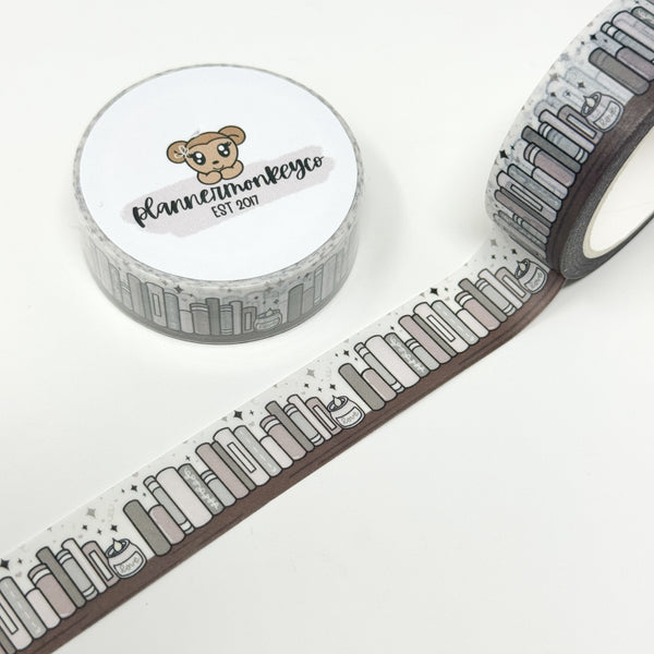 Bookshelf 8.0 Cozy Romantic Washi Tape | 15MM