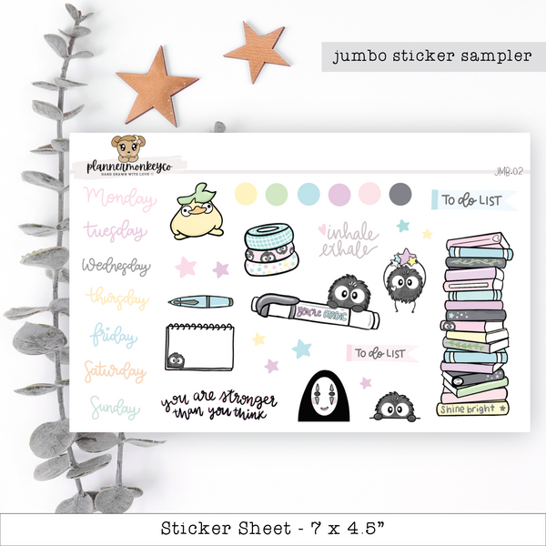 The Magic You Forgot You Had (Soot Sprite) Jumbo Sampler Sticker Sheet