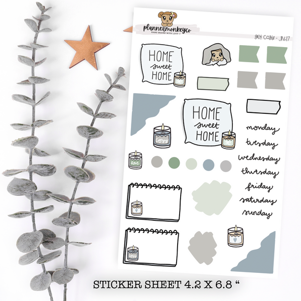Get Cozy Journaling Deco Sheet
