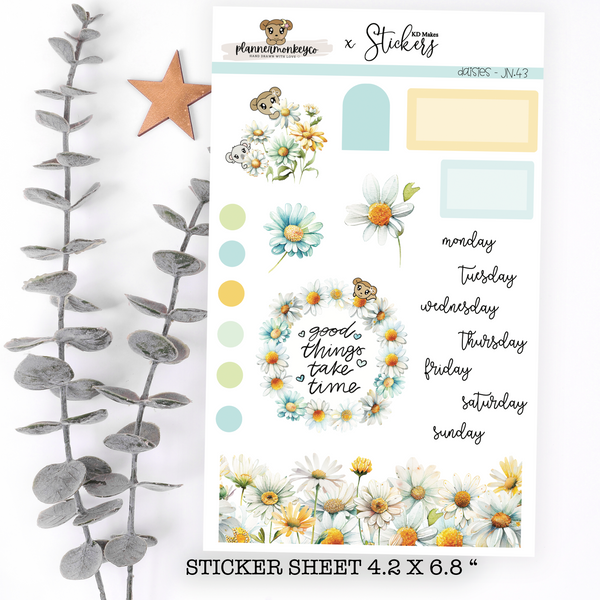 Spring Floral Journaling Deco Sheet