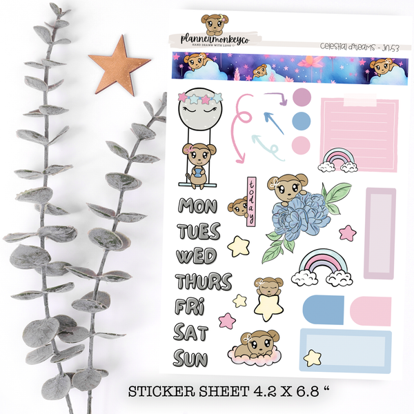 Dreamy Plans Journaling Deco Sheet